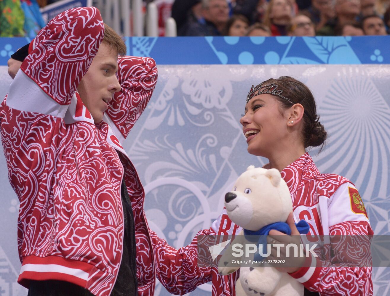 2014 Winter Olympics. Figure skating. Ice dance. Free skating