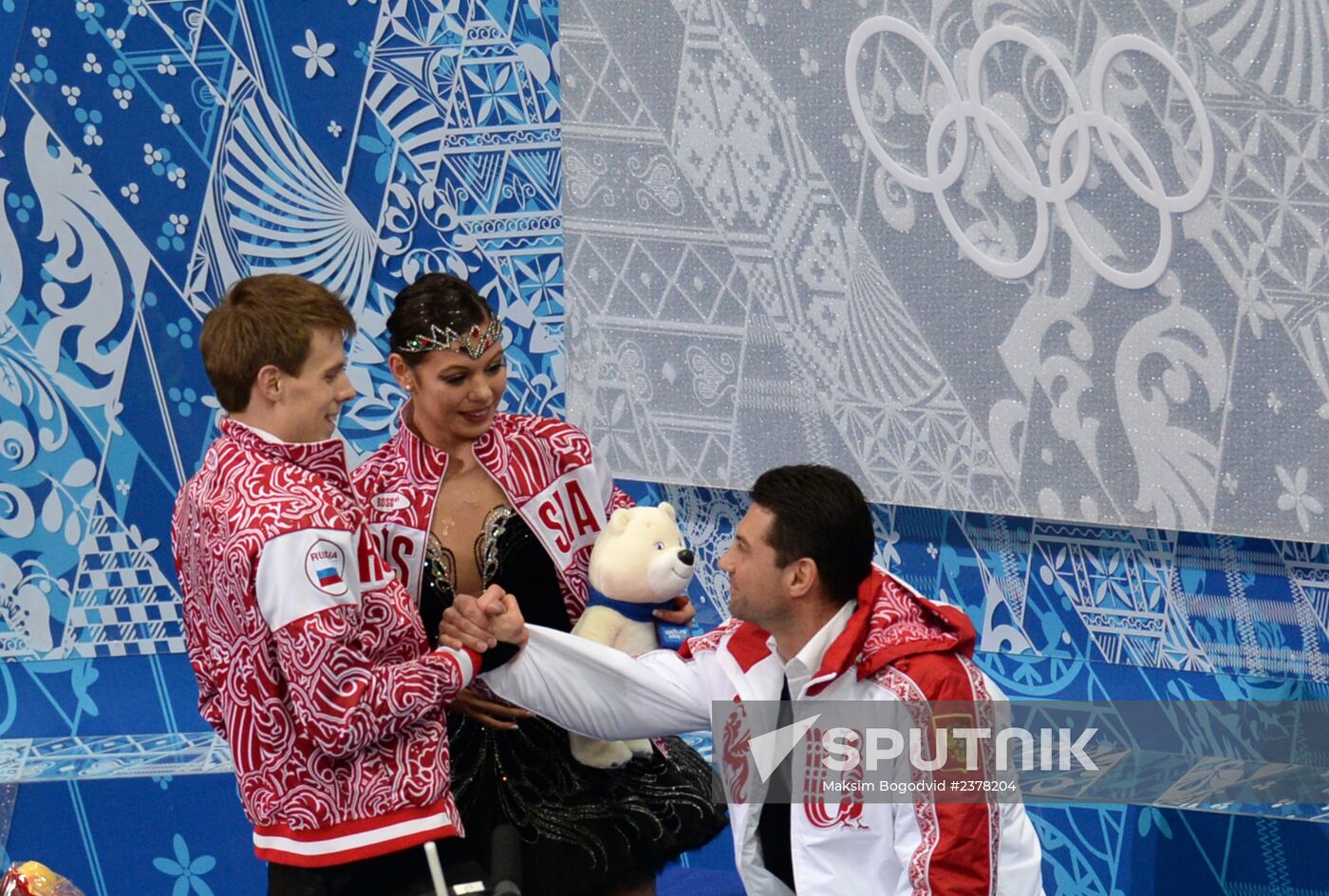 2014 Winter Olympics. Figure skating. Ice dance. Free skating