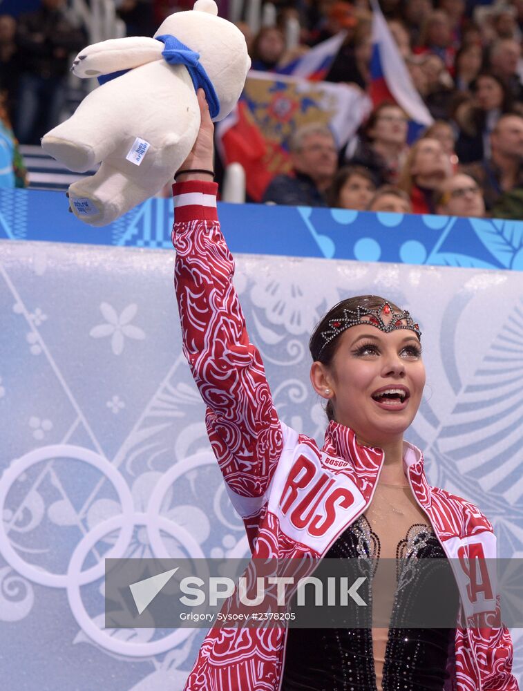 2014 Winter Olympics. Figure skating. Ice dance. Free skating