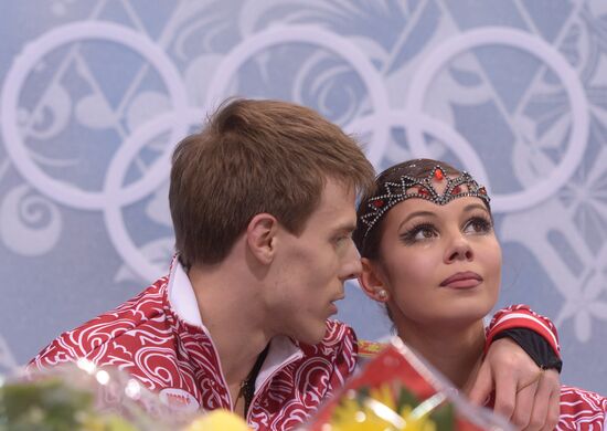 2014 Winter Olympics. Figure skating. Ice dance. Free skating