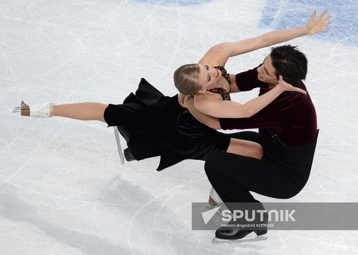 2014 Winter Olympics. Figure skating. Ice dance. Free skating