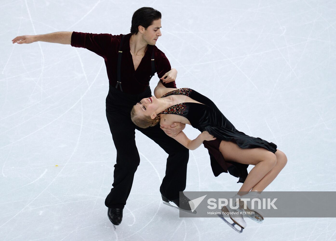 2014 Winter Olympics. Figure skating. Ice dance. Free skating