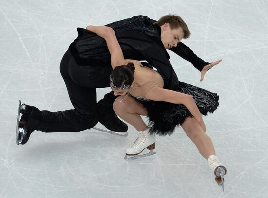 2014 Winter Olympics. Figure skating. Ice dance. Free skating