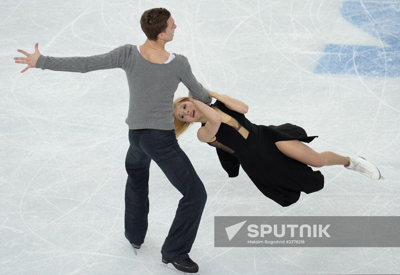 2014 Winter Olympics. Figure skating. Ice dance. Free skating