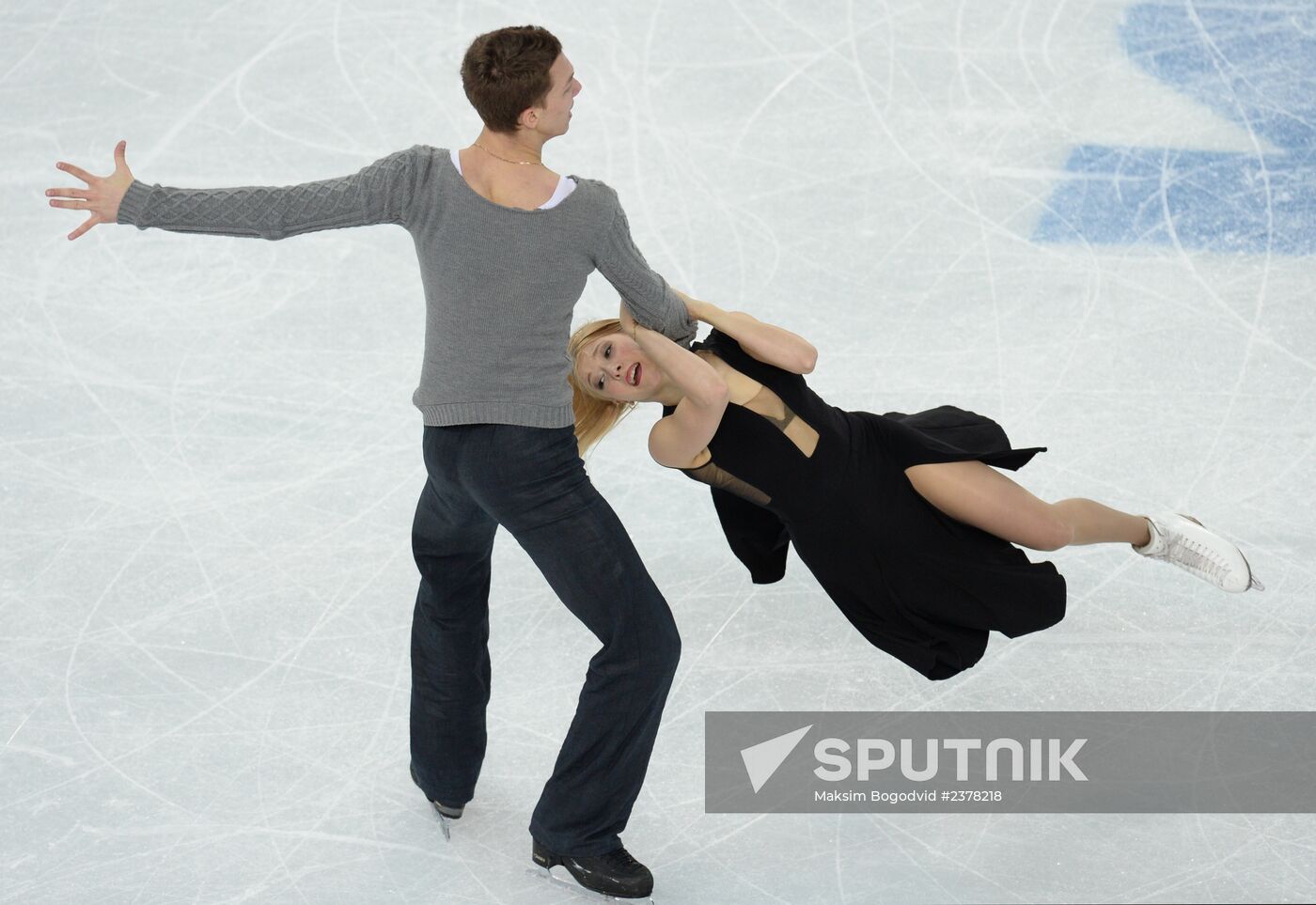 2014 Winter Olympics. Figure skating. Ice dance. Free skating