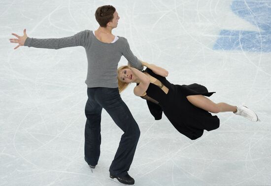 2014 Winter Olympics. Figure skating. Ice dance. Free skating