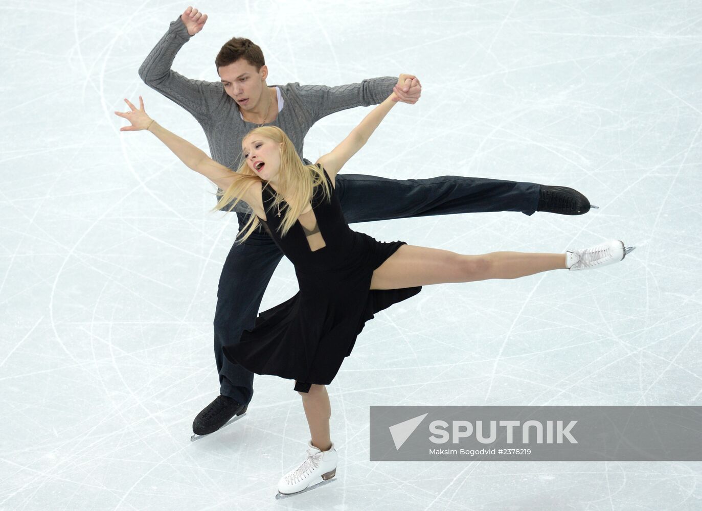 2014 Winter Olympics. Figure skating. Ice dance. Free skating