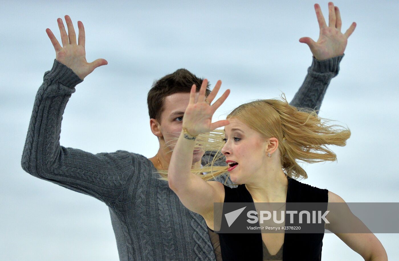 2014 Winter Olympics. Figure skating. Ice dance. Free skating