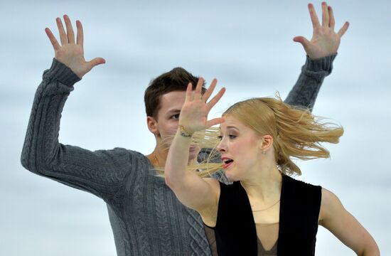 2014 Winter Olympics. Figure skating. Ice dance. Free skating