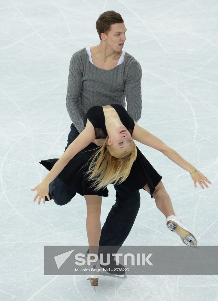 2014 Winter Olympics. Figure skating. Ice dance. Free skating