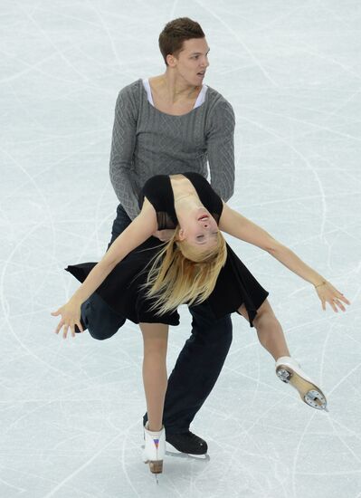 2014 Winter Olympics. Figure skating. Ice dance. Free skating