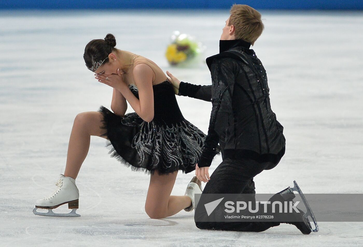 2014 Winter Olympics. Figure skating. Ice dance. Free skating