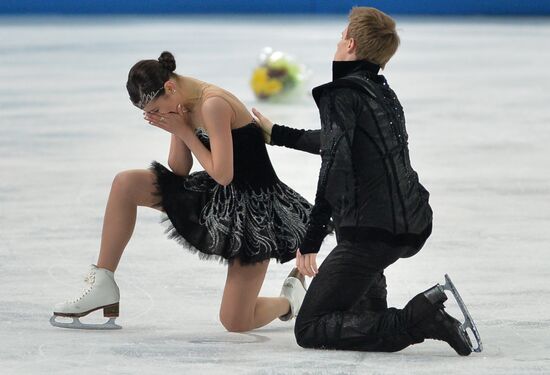 2014 Winter Olympics. Figure skating. Ice dance. Free skating