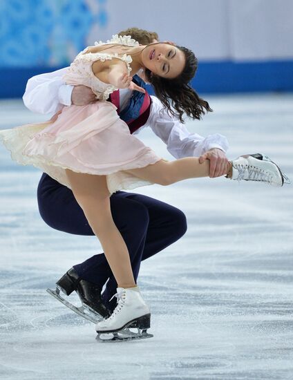 2014 Winter Olympics. Figure skating. Ice dance. Free skating