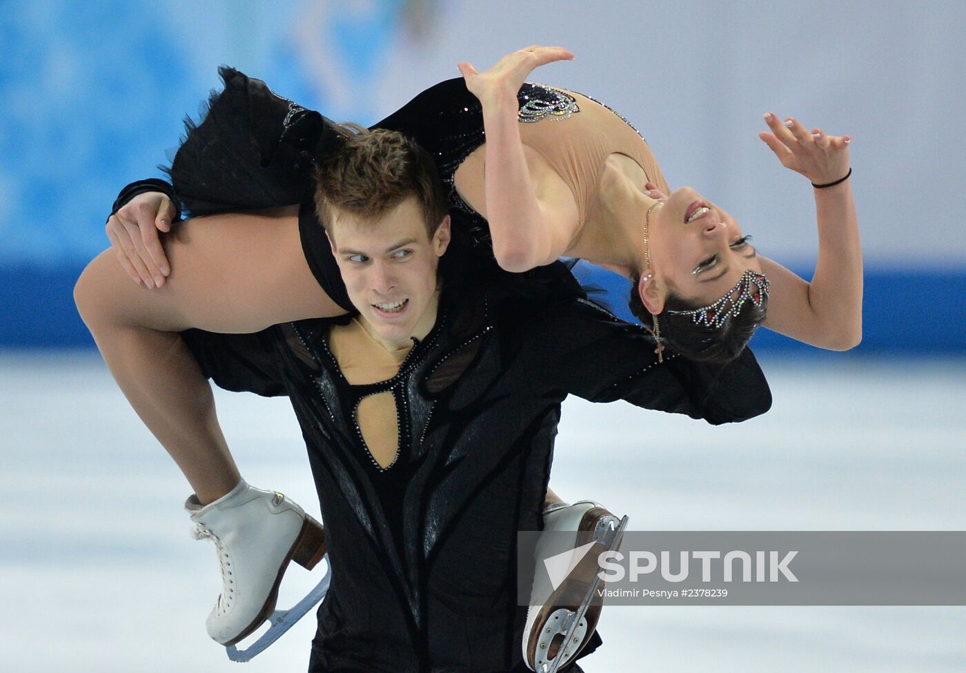 2014 Winter Olympics. Figure skating. Ice dance. Free skating