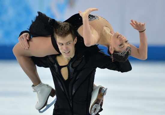 2014 Winter Olympics. Figure skating. Ice dance. Free skating