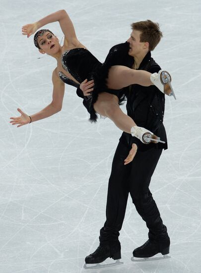 2014 Winter Olympics. Figure skating. Ice dance. Free skating