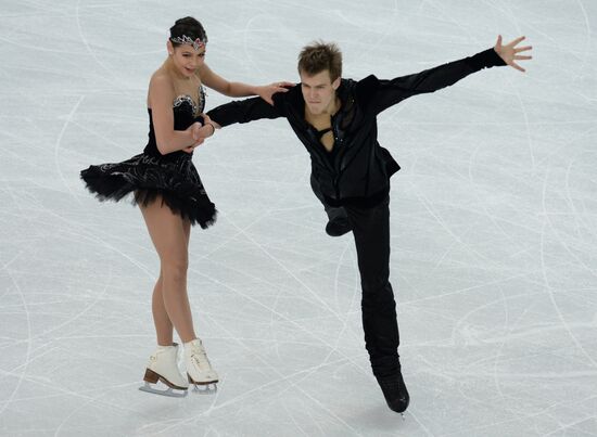 2014 Winter Olympics. Figure skating. Ice dance. Free skating