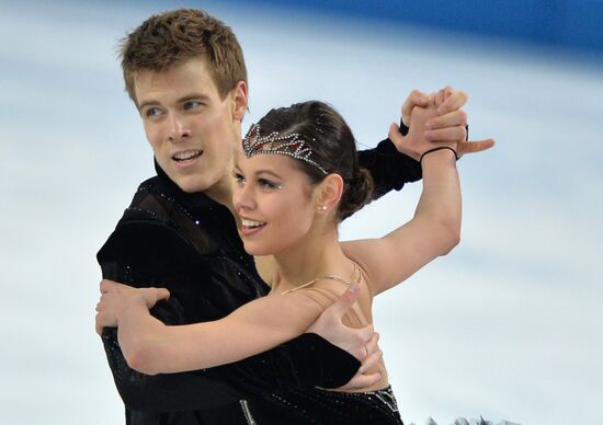 2014 Winter Olympics. Figure skating. Ice dance. Free skating