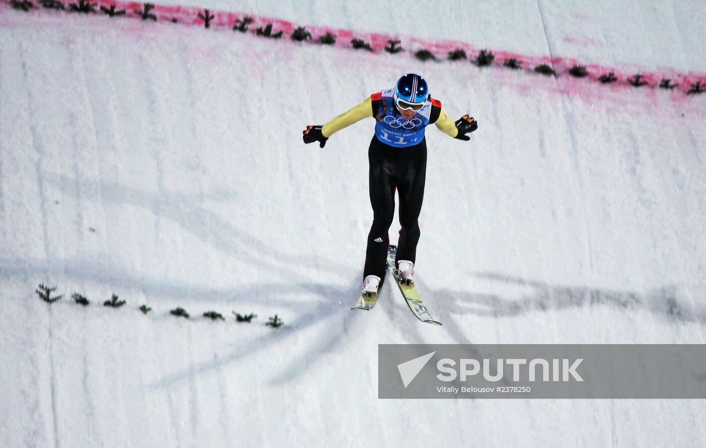 2014 Winter Olympics. Ski jumping. Teams