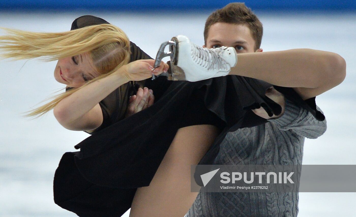 2014 Winter Olympics. Figure skating. Ice dance. Free skating