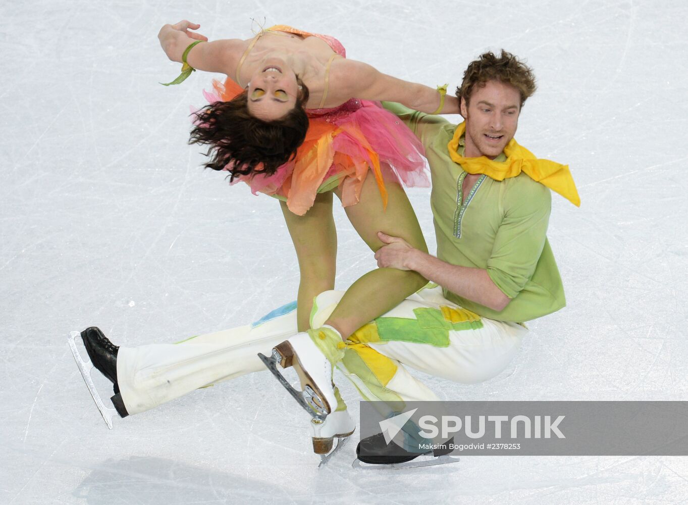 2014 Winter Olympics. Figure skating. Ice dance. Free skating