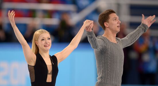 2014 Winter Olympics. Figure skating. Ice dance. Free skating