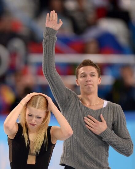 2014 Winter Olympics. Figure skating. Ice dance. Free skating