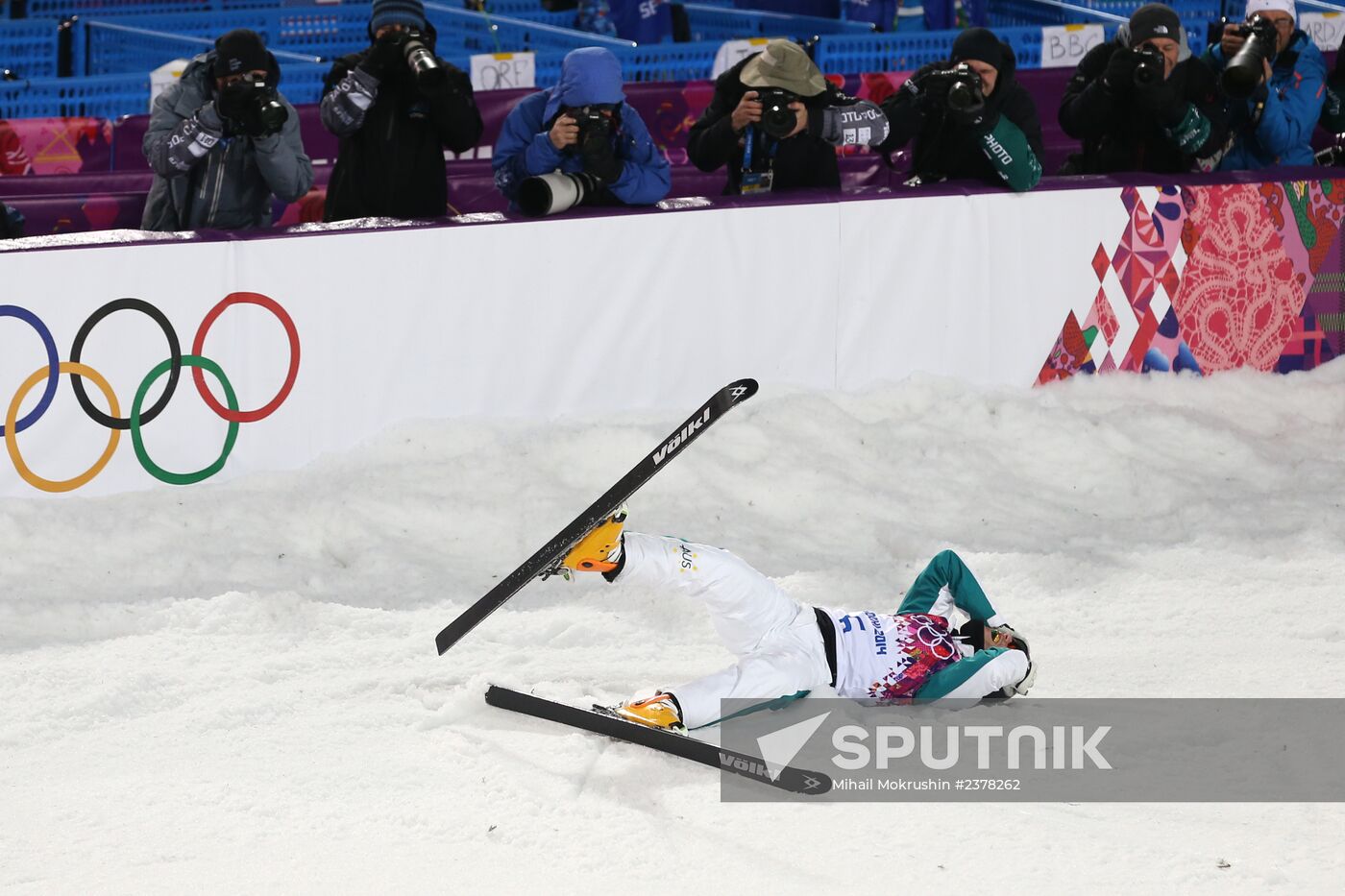 2014 Winter Olympics. Freestyle skiing. Men. Aerials