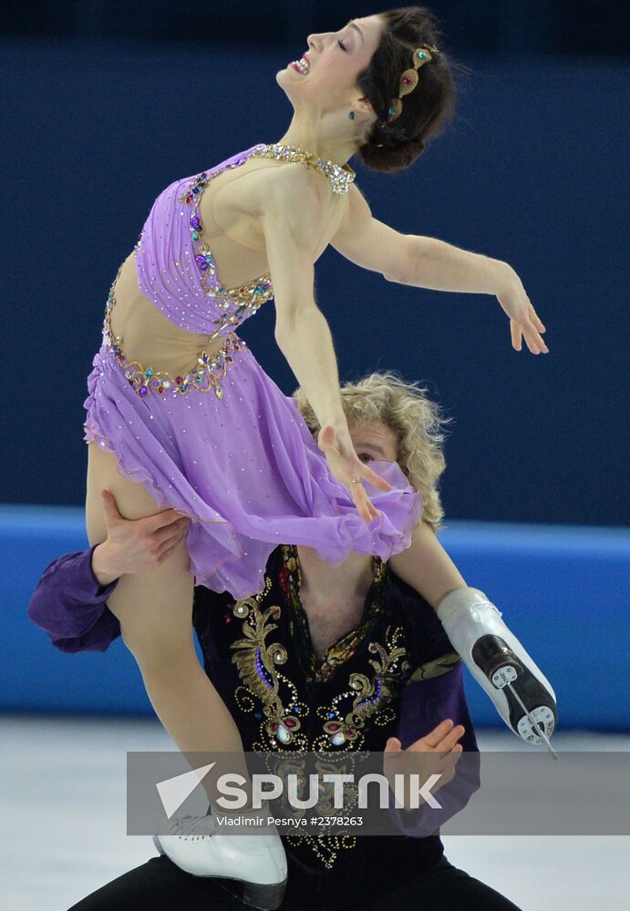 2014 Winter Olympics. Figure skating. Ice dance. Free skating