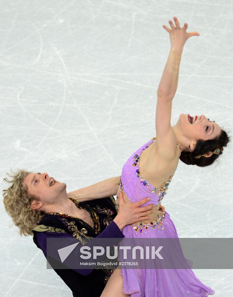 2014 Winter Olympics. Figure skating. Ice dance. Free skating