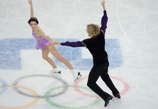 2014 Winter Olympics. Figure skating. Ice dance. Free skating