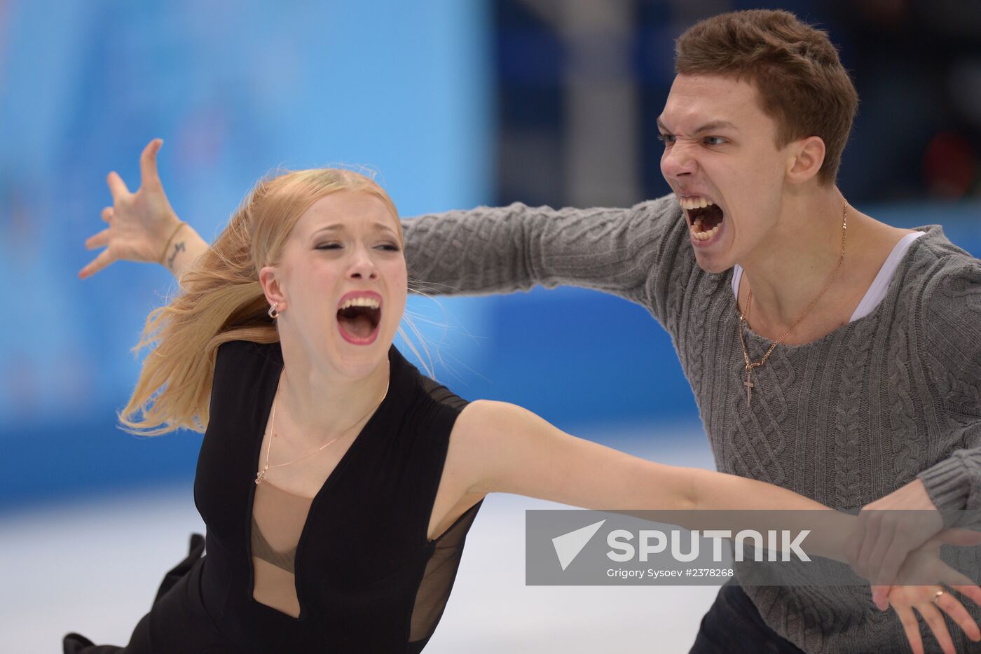 2014 Winter Olympics. Figure skating. Ice dance. Free skating