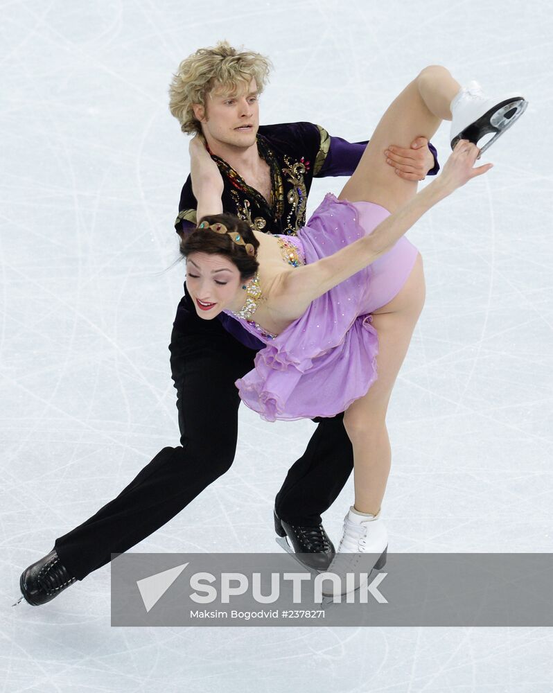 2014 Winter Olympics. Figure skating. Ice dance. Free skating