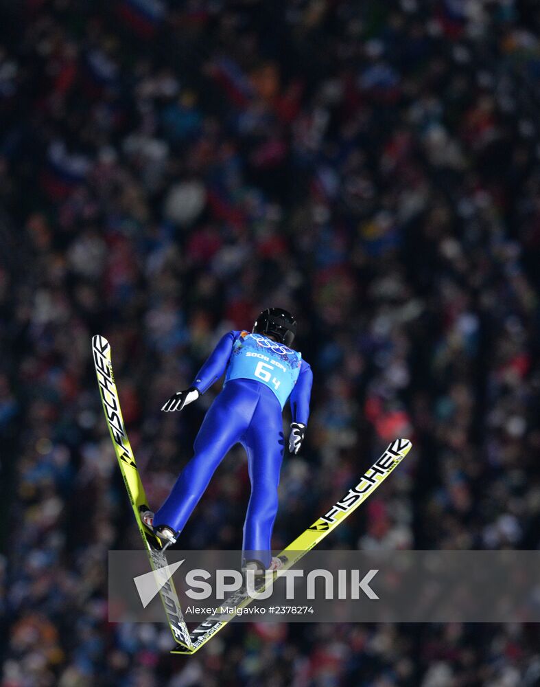 2014 Winter Olympics. Ski jumping. Teams