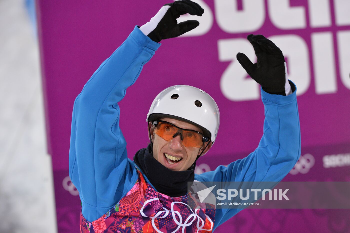 2014 Winter Olympics. Freestyle skiing. Men. Aerials