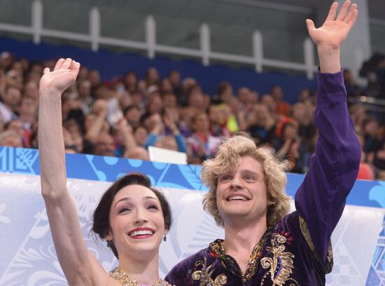 2014 Winter Olympics. Figure skating. Ice dance. Free skating