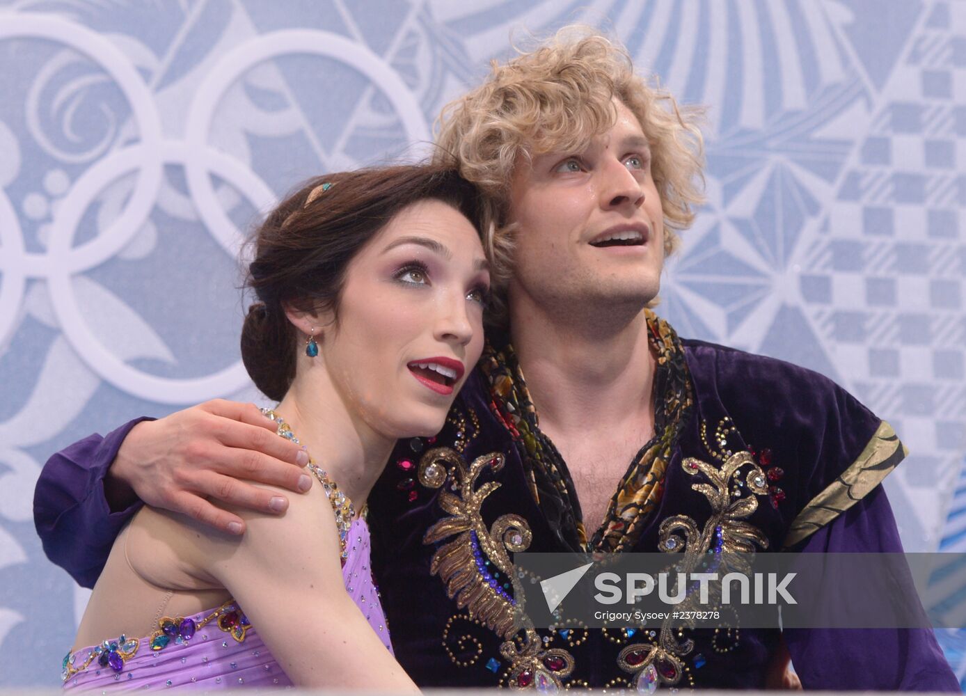 2014 Winter Olympics. Figure skating. Ice dance. Free skating