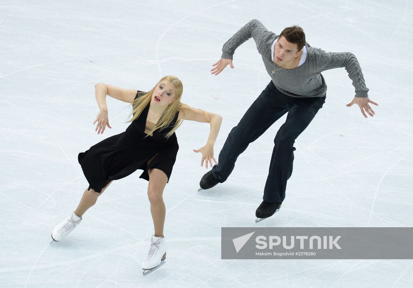 2014 Winter Olympics. Figure skating. Ice dance. Free skating