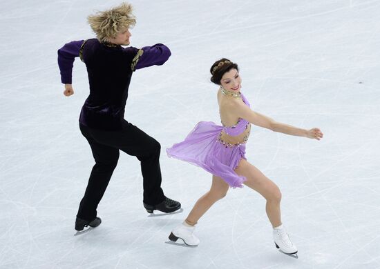 2014 Winter Olympics. Figure skating. Ice dance. Free skating