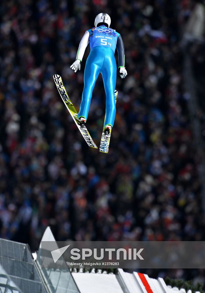 2014 Winter Olympics. Ski jumping. Teams