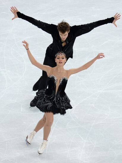 2014 Winter Olympics. Figure skating. Ice dance. Free skating