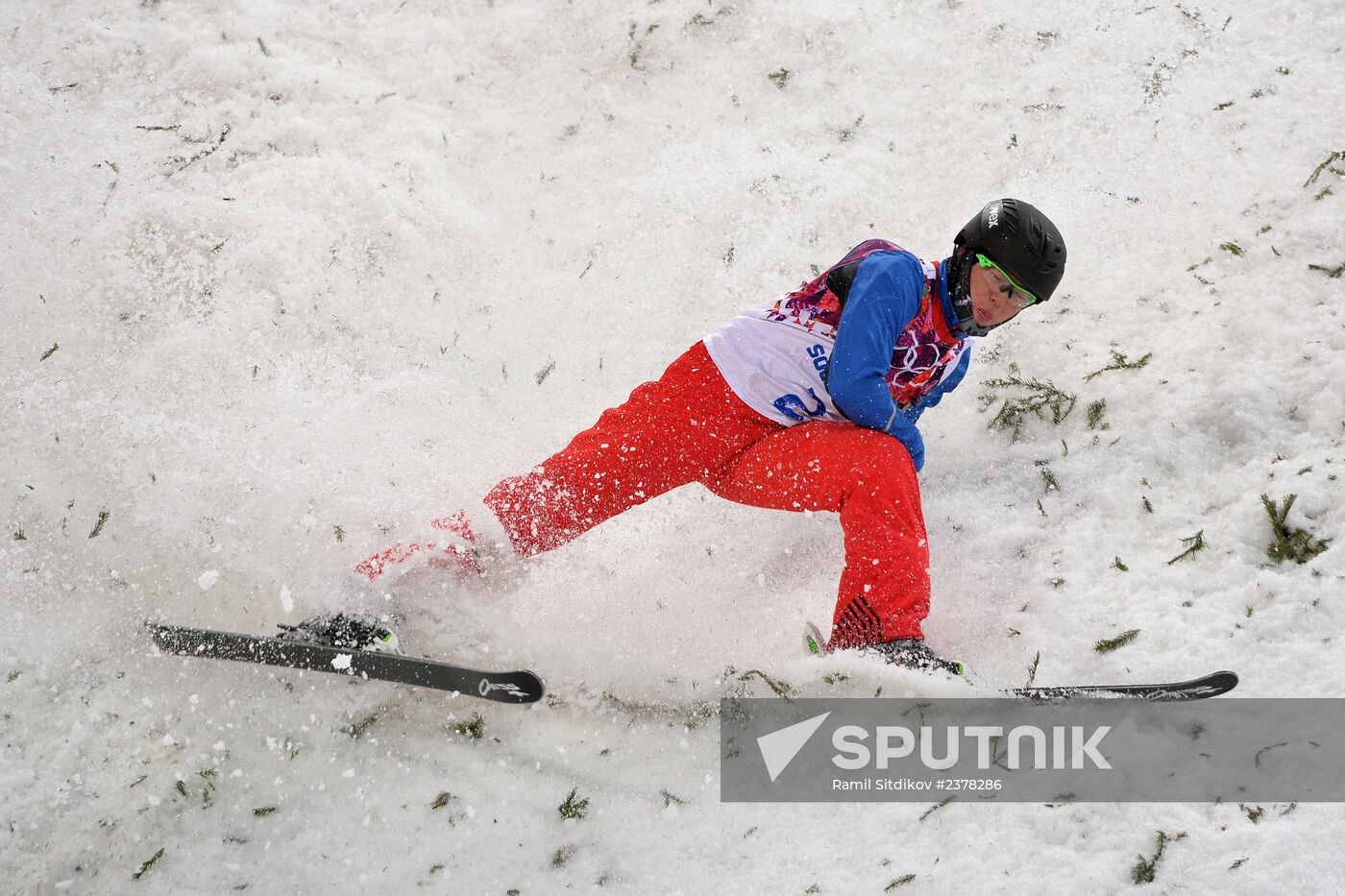 2014 Winter Olympics. Freestyle skiing. Men. Aerials