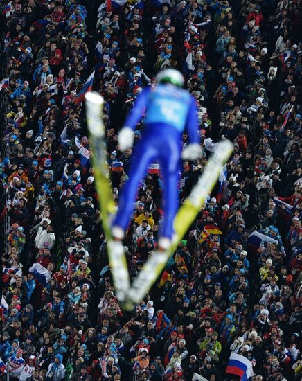 2014 Winter Olympics. Ski jumping. Teams