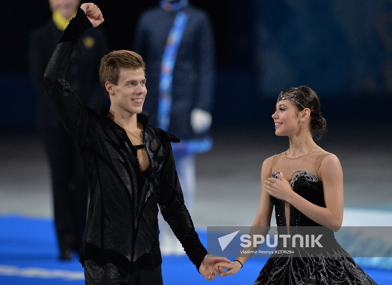 2014 Winter Olympics. Figure skating. Ice dance. Free skating