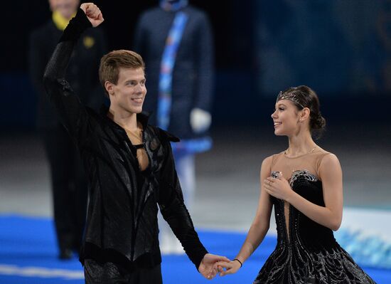 2014 Winter Olympics. Figure skating. Ice dance. Free skating