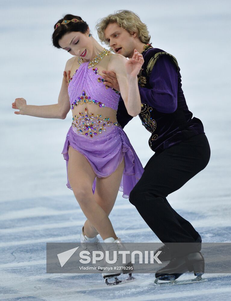 2014 Winter Olympics. Figure skating. Ice dance. Free skating