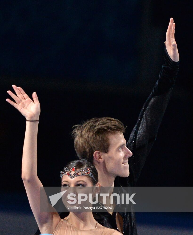 2014 Winter Olympics. Figure skating. Ice dance. Free skating