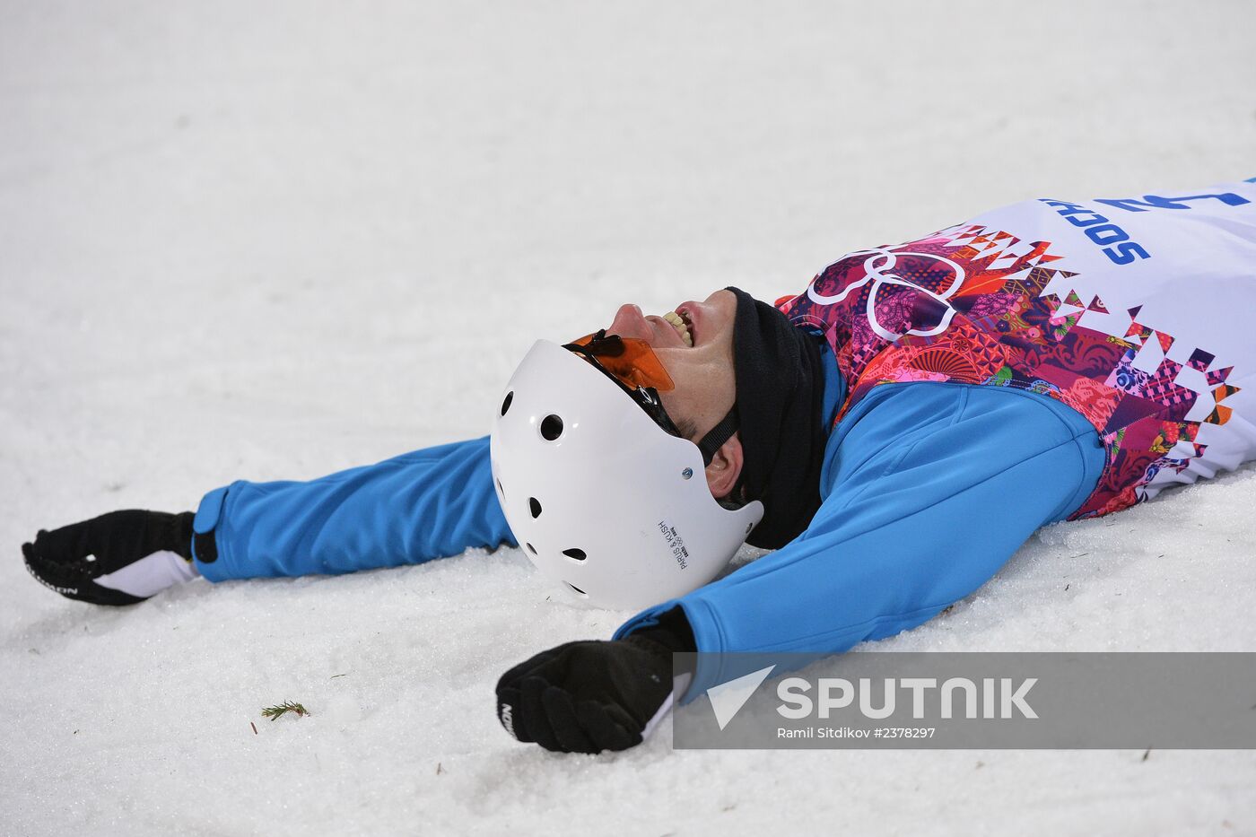 2014 Winter Olympics. Freestyle skiing. Men. Aerials