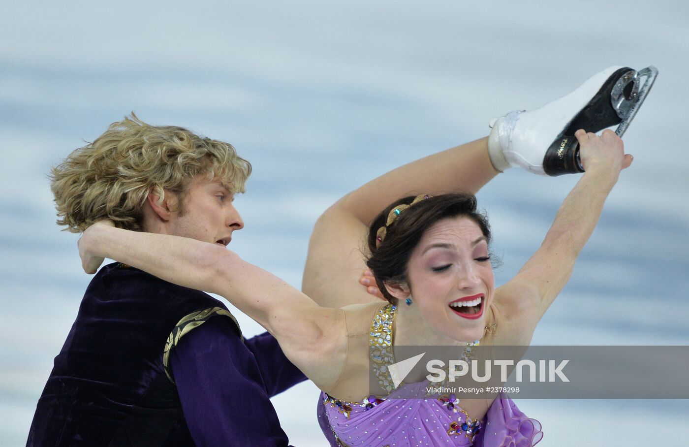 2014 Winter Olympics. Figure skating. Ice dance. Free skating